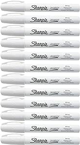 Sharpie Oil-Based Paint Marker, Medium Point, White 12 Count