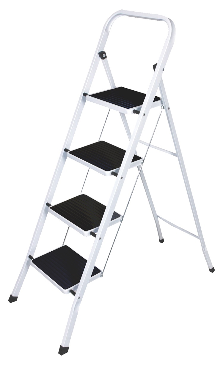 4 STEP LADDER WITH ANTI SLIP MAT