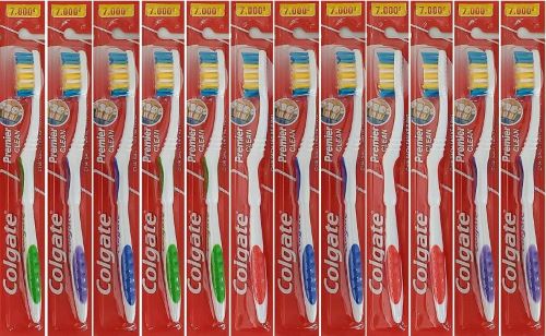 12 Pack Colgate Toothbrush Firm Hard Full Head Extra Clean N