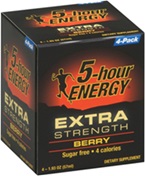 5-Hour Energy Extra Strength Dietary Supplement, Berry, 4 Co
