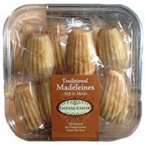 Donsuemor Traditional French Madeleines 28 Individually Wrap