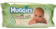 Huggies Baby Wipes Natural Care with Aloe Vera, 56 Count