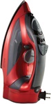 Brentwood Non-Stick Retractable Corded Steam Iron, Red