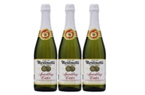 Martinelli's Sparkling Apple Cider Juice, 25.4oz Glass Bott