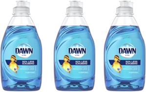 Dawn Dish Soap Original Scent, 7 Fl Oz, Pack of 3 - Bundle -