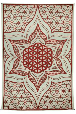 30 Flower of Life Tapestries Packaged Zest 4 Life 52x80 in
