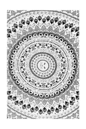 30 Cat Mandala Tapestries Packaged Zest 4 Life 52x80 in