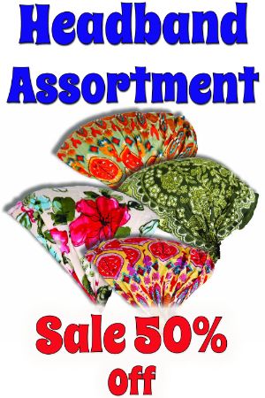 Wholesale Lot of 144 Assorted Saree Headbands