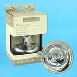 CHROME FINISH DOUBLE ROBE HOOK