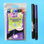 Crayola MARKERS - 6ctCRAYOLA BRIGHT GRLF