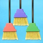 110cm Angle Black Handle Broom - Assorted Sizes &