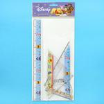 4pc Winnie the Pooh Geo Ruler Set - Polybag w/ Hea