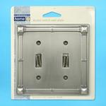 CLASSIC TRIBAND DOUBLE SWITCH WALLPLATE