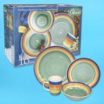 GIBSON 16pc CONCORDIA DINNERWARE