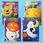 ASTD 48pg HOLLOWEEN COLORING BOOK W/STICKERS