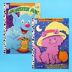 ASTD 96pg HOLLOWEEN COLORING BOOK W/STICKERS