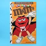 M & M'S RED 11 X 17cm COLORING BOOK W/STICKERS