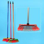 120cm GATA 3-TONE BROOM WITH 4 ASST COLOR