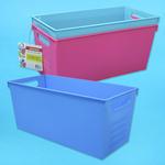 Plastic storage box 6.25 x 13.5- Assorted