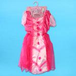 4pc AST SATIN ROSE DRESSwACCS