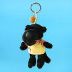 10cm BASEBALL KEYRING PANTHER - BLACK