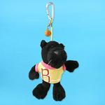 14cm  BASKETBALL KEYRING PANTHER - BLACK