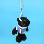 14cm KEYRING ICEHOCKEY PANTHER - BLACK