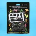 4pc PLASTIC BLACK MYLAR EAR/HEADPONE SET