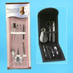 7/8pc METAL/PLASTIC MANICURE SET W/ CASE ASSORTED