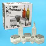 7pc GLASS KITCEN SUPPLY SET